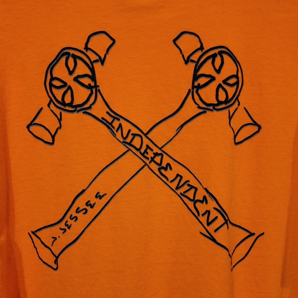 Size L-Vintage Independent Trucks skateboarding Tee Shirt